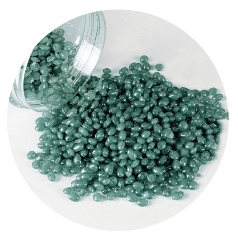 high-quality green polystyrene pellets